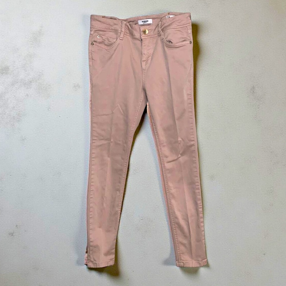 Kensie Light Beige Pink Jeans 27